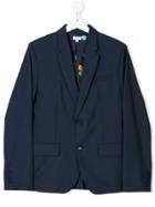 Paul Smith Junior Teen Notched Lapel Blazer - Blue