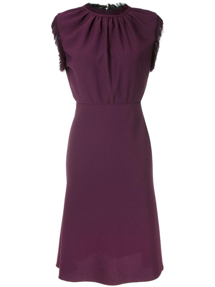 À La Garçonne Clássico Midi Dress - Purple