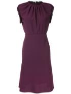 À La Garçonne Clássico Midi Dress - Purple