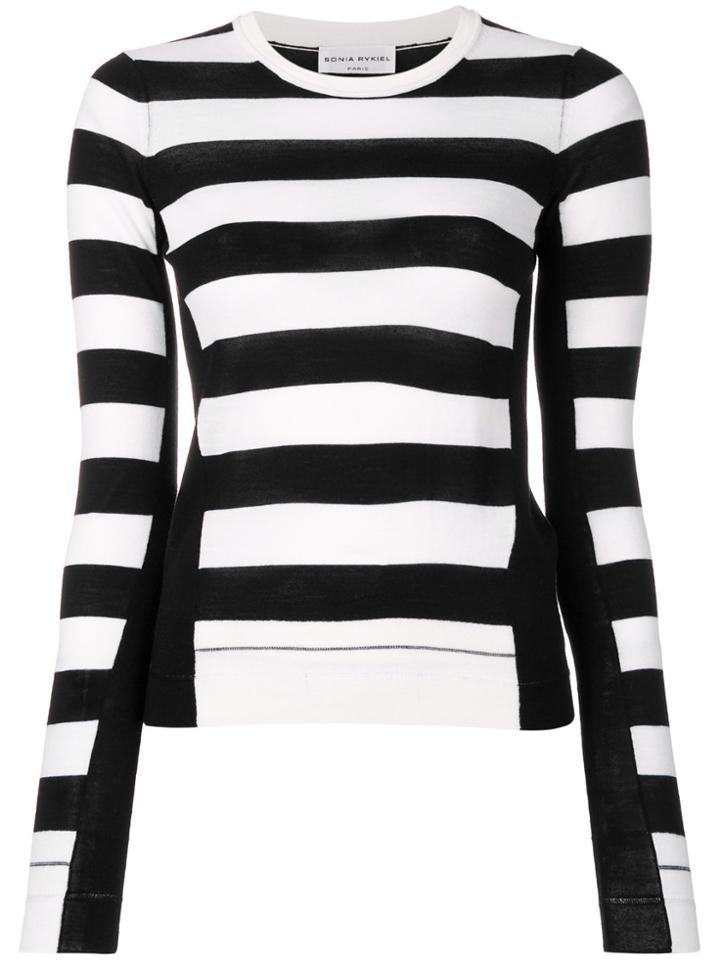 Sonia Rykiel Trompe L'oeil Sweater - Black