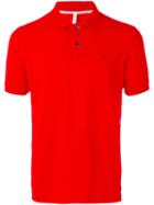 Sun 68 - Contrast Logo Polo Shirt - Men - Cotton/spandex/elastane - S, Red, Cotton/spandex/elastane