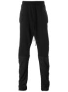 Lost & Found Rooms Melange Insert Track Pants, Men's, Size: Xl, Black, Cotton/polyester