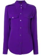 Joseph Rainer Crepe Blouse - Pink & Purple