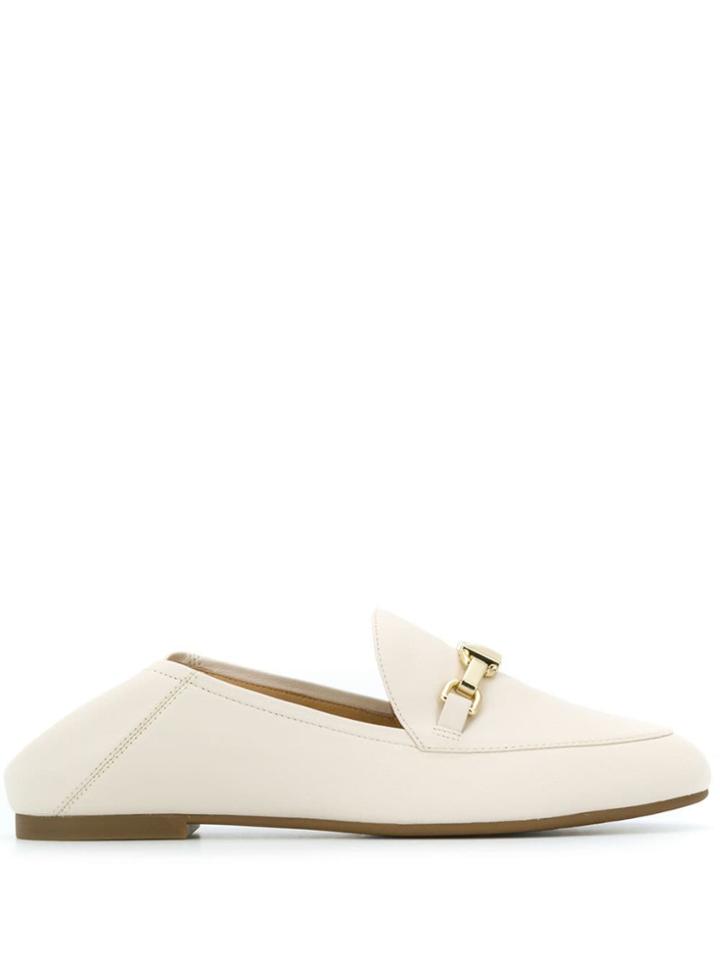 Michael Michael Kors Pyramid Stud Loafers - Neutrals