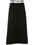 Nk Belted Midi Skirt - Black