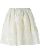 Fendi Floral Cloqué Skirt