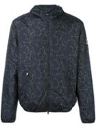 Ea7 Emporio Armani Hooded Jacket, Men's, Size: Large, Black, Polyester/polyamide