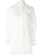 Ellery Mini Shirt Dress, Women's, Size: 6, White, Polyester