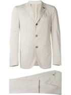 Lardini Two-piece Suit, Men's, Size: 50, Nude/neutrals, Cotton/spandex/elastane/polyester