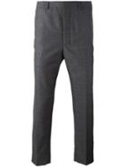Ami Alexandre Mattiussi Carrot-fit Trousers, Men's, Size: 44, Grey, Wool