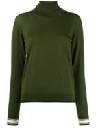 Golden Goose Ajisai Turtle Neck Knitted Jumper - Green