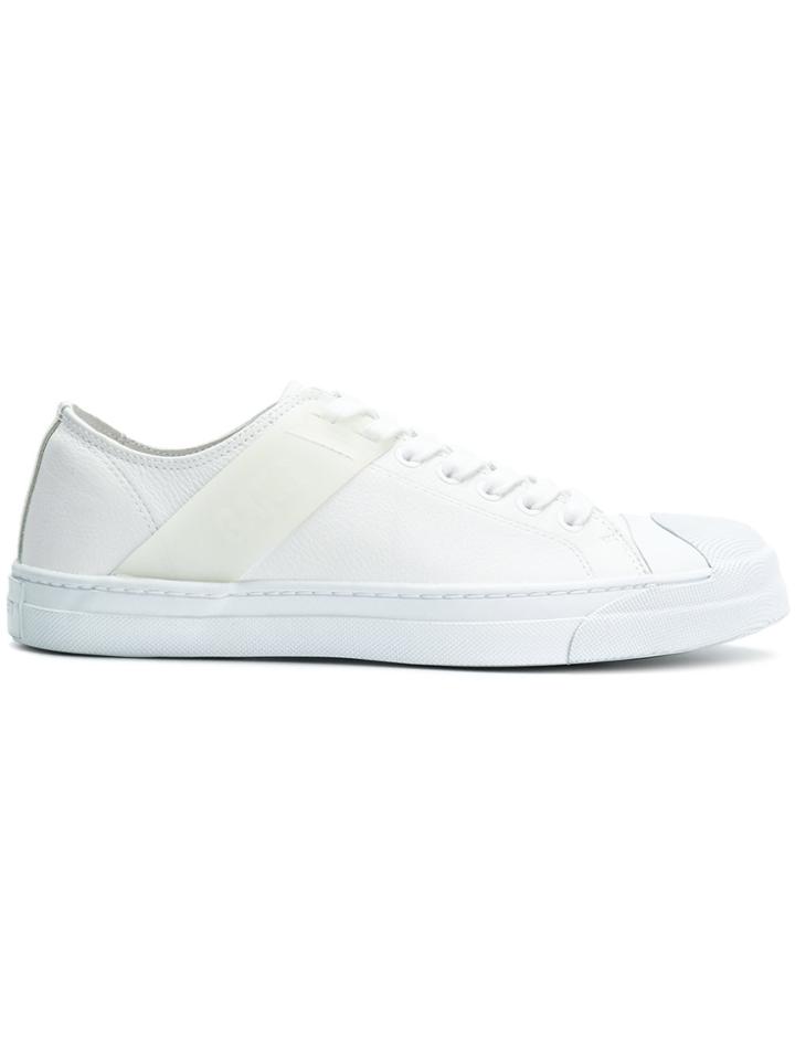 Neil Barrett Classic Leather Sneakers - White