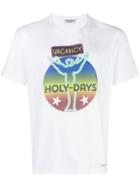 Valentino Holy Days Print T-shirt - White
