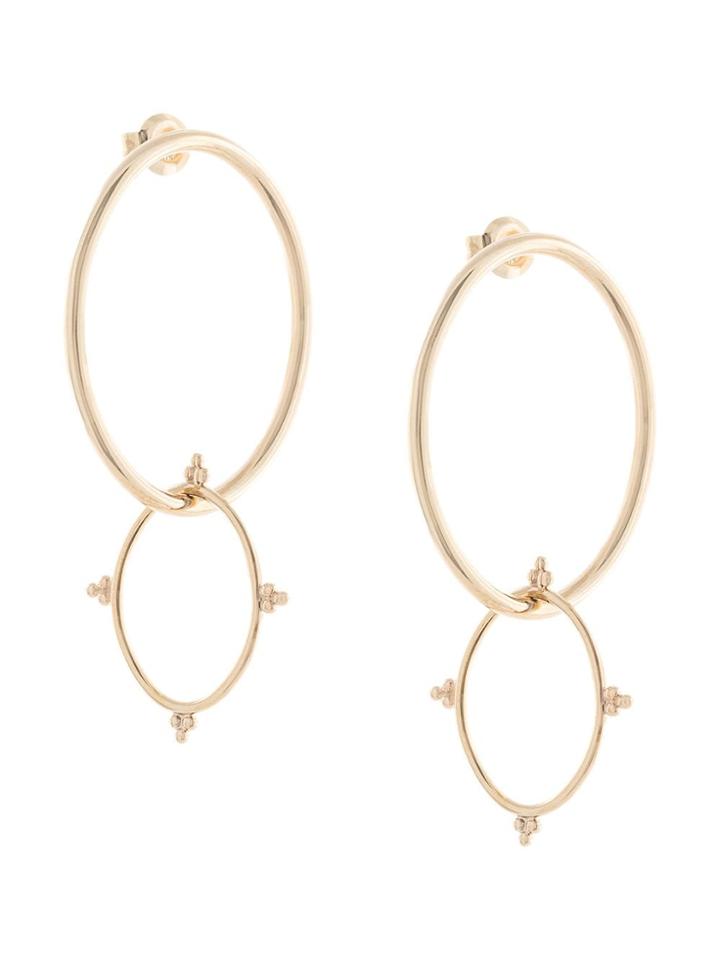 Natalie Marie 9kt Yellow Gold Alya Earrings