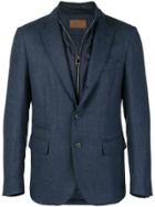 Corneliani Double Layer Illusion Blazer - Blue