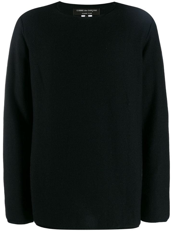 Comme Des Garçons Homme Plus Long Sleeve Jumper - Black