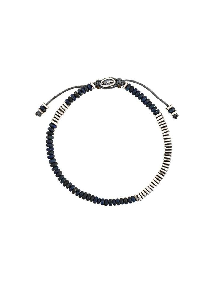 M. Cohen Beaded Bracelet, Men's, Size: Medium, Blue