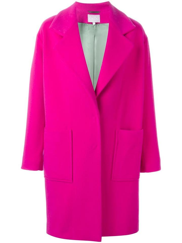Lala Berlin 'joon' Coat, Women's, Size: Xs, Pink/purple, Wool/polyamide/viscose
