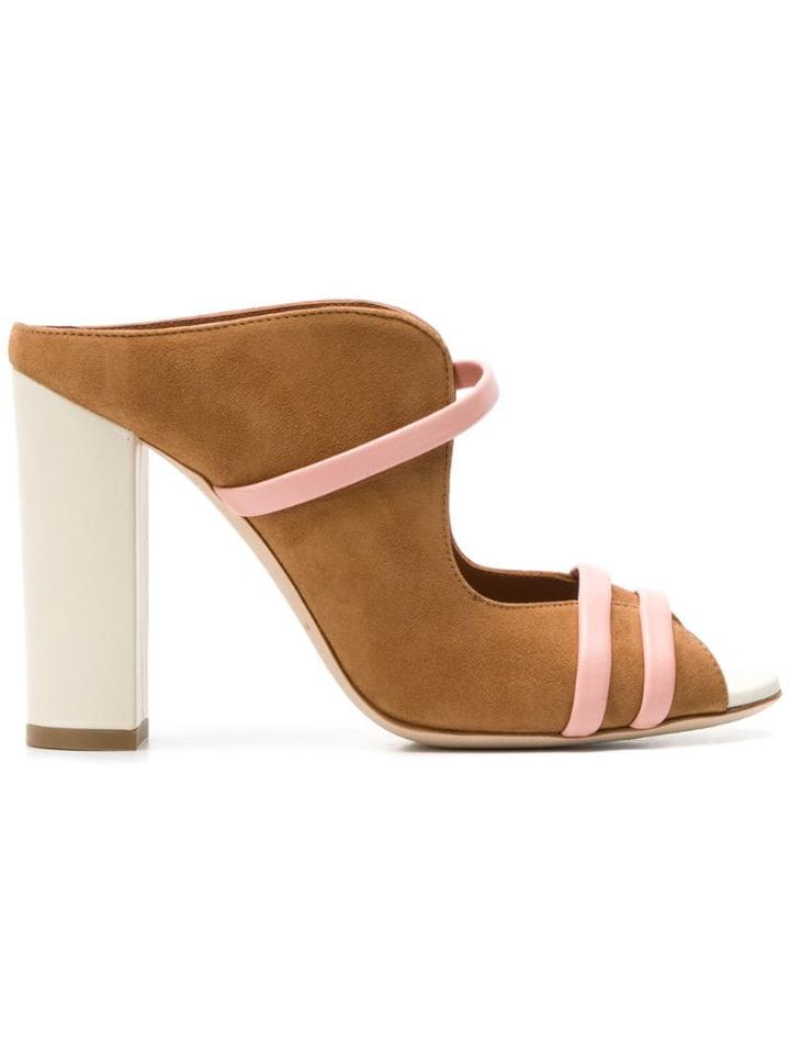 Malone Souliers Maureen Block Heel Sandals - Brown