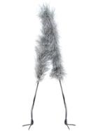 Prada Marabou Feather Shoulder Strap - Grey