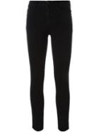 Helmut Lang Cropped Skinny Jeans, Women's, Size: 25, Black, Cotton/polyester/spandex/elastane/cotton