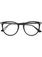 Gucci Eyewear Circular Glasses - Black