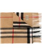 Burberry Multiple Pattern Scarf, Women's, Brown, Cashmere