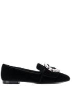 Dolce & Gabbana Buckle Detail Loafers - Black