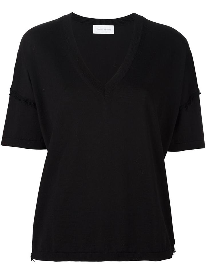 Christian Wijnants 'kahu' Jumper, Women's, Size: Medium, Black, Wool/virgin Wool