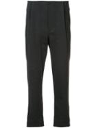 Brunello Cucinelli - Cropped Trousers - Women - Cotton/polyamide/spandex/elastane - 38, Grey, Cotton/polyamide/spandex/elastane
