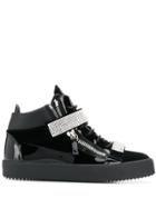 Giuseppe Zanotti Veron Crystal Mesh Sneakers - Black