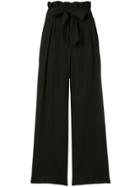 Forte Forte Belted Wide-legged Trousers - Black