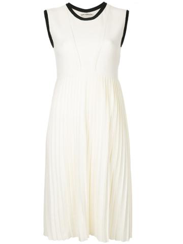 Taro Horiuchi Pleated Tank Dress - White