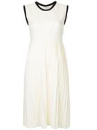Taro Horiuchi Pleated Tank Dress - White