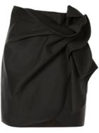 Acler Bronte Wrap-effect Short Skirt - Black