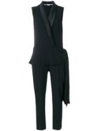 Stella Mccartney Quince Tuxedo Jumpsuit - Black