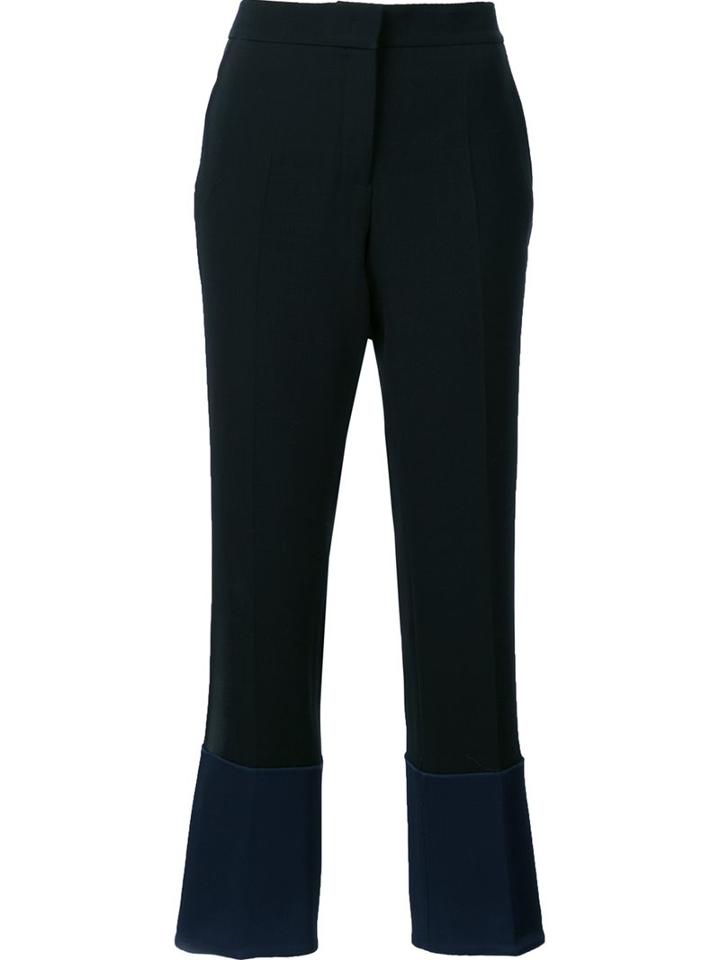 Derek Lam Folded Hem Flared Trousers