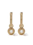 De Beers 18kt Yellow Gold Talisman White Diamond Earring