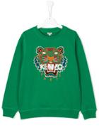 Kenzo Kids Teen Tiger Sweatshirt - Green