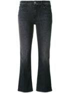 J Brand Cropped Flared Jeans - Black