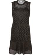 M Missoni Knitted Dress, Women's, Size: 42, Black, Polyamide/polyester