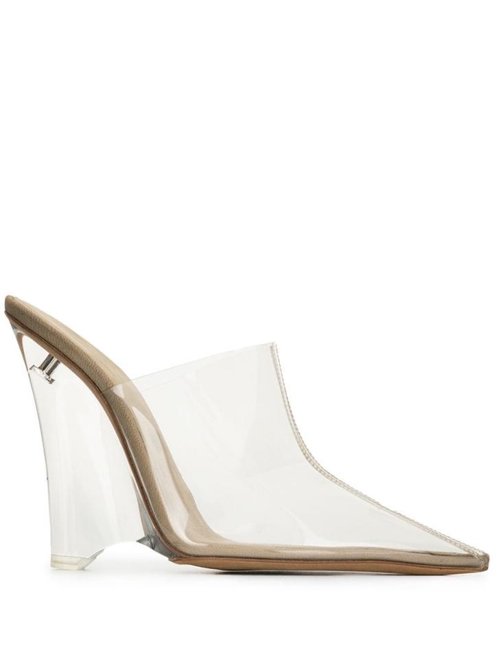 Yeezy Transparent Pointed Mules - Neutrals