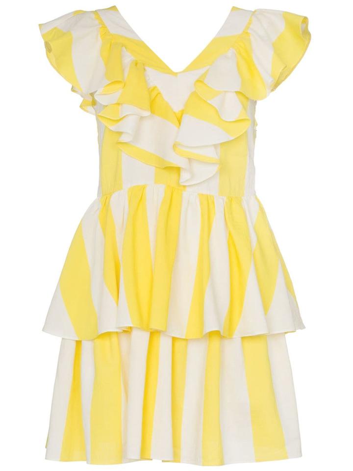 Paper London St Lucia Striped Dress - Yellow