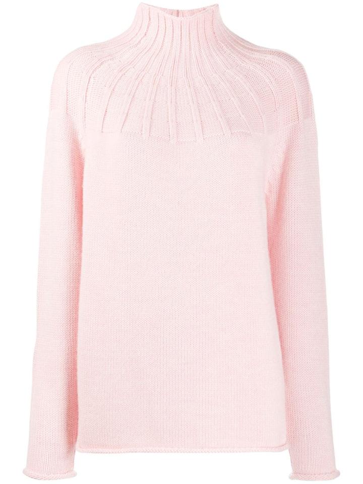 Escada Sport Turtle Neck Knitted Jumper - Pink
