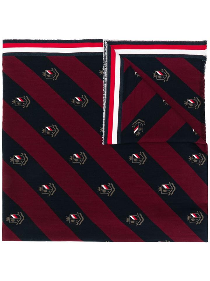 Tommy Hilfiger Monogram-print Scarf - Red