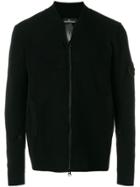 Stone Island Shadow Project Knit Bomber Jacket - Black