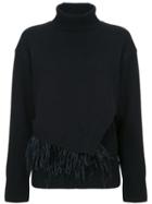 Le Ciel Bleu Feather Knit Jumper - Blue