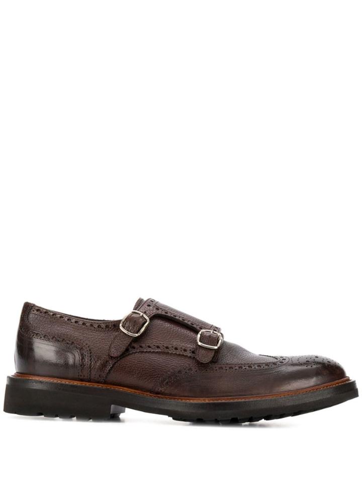 Dell'oglio Monk Shoes - Brown