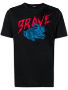 Diesel Brave Bunny Graphic T-shirt - Black