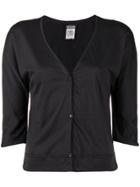 Kristensen Du Nord Crop Fitted Cardigan - Grey